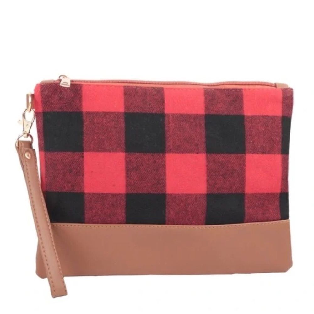 Wristlets Buffalo Plaid Red & Black